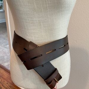 Leather belt